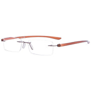 eyekeeper.com Rectangle Rimless Reading Glasses R14001 Eyeglasses