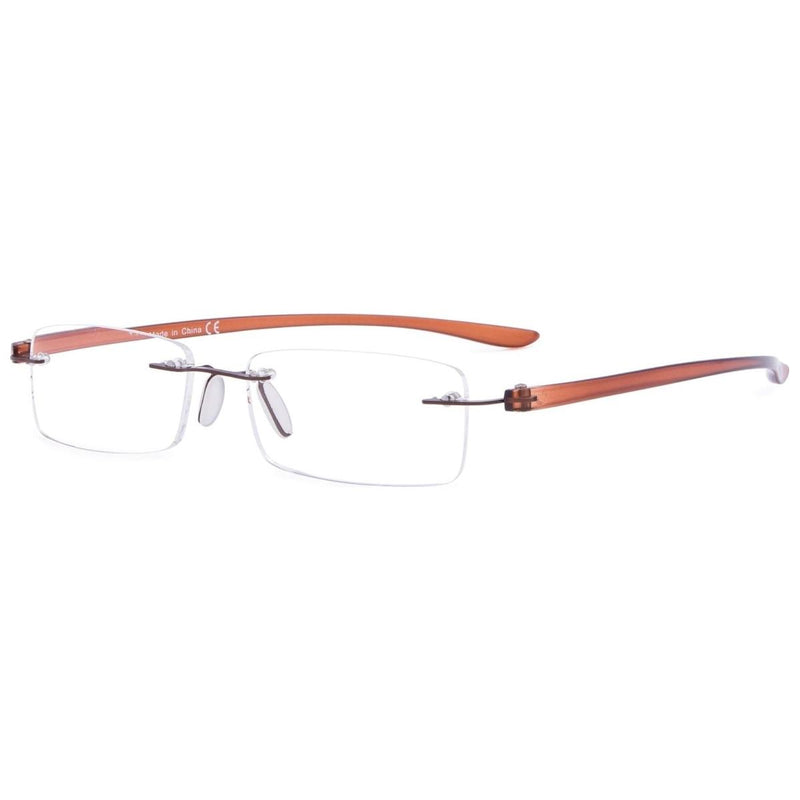 eyekeeper.com Rectangle Rimless Reading Glasses R14001 Eyeglasses