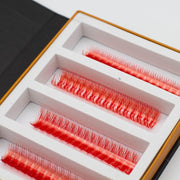 Mega Lash Academy Red 5D Rapid Promade Fans - 600 Fans Promade Fans