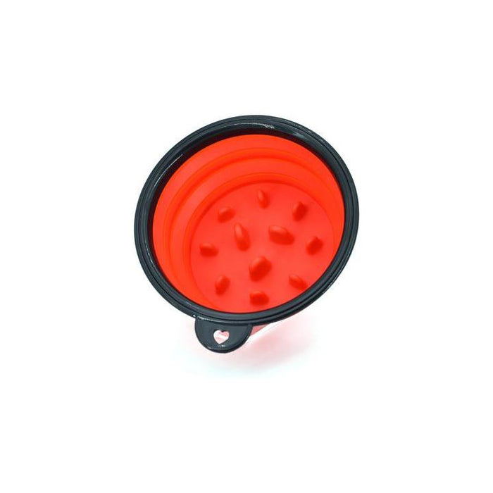 Stirling Soap Co. Red Collapsible Silicone Shaving Bowl