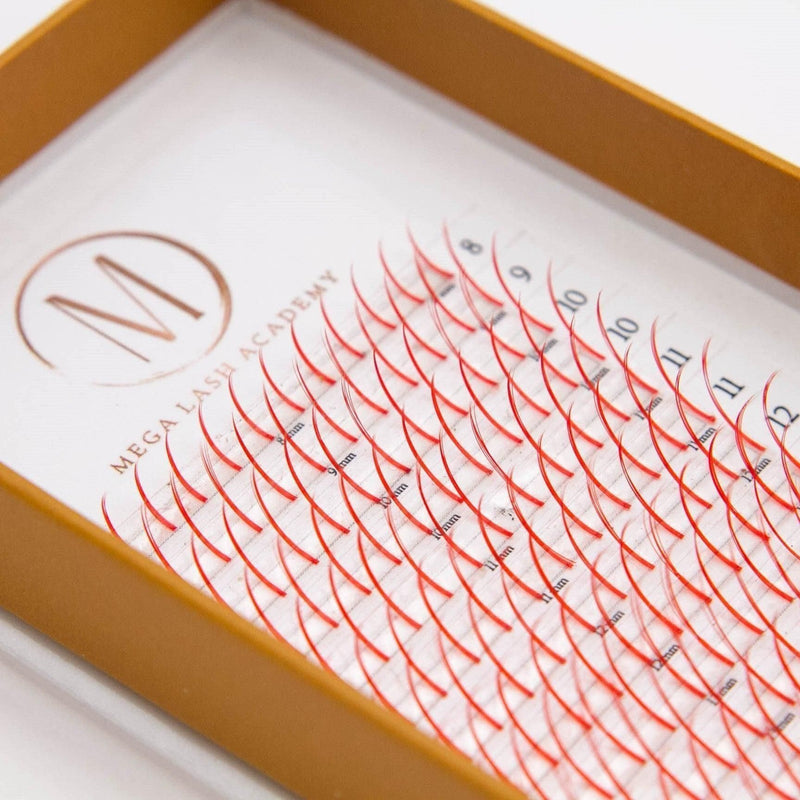 Mega Lash Academy Red Promade Spikes Lash Trays
