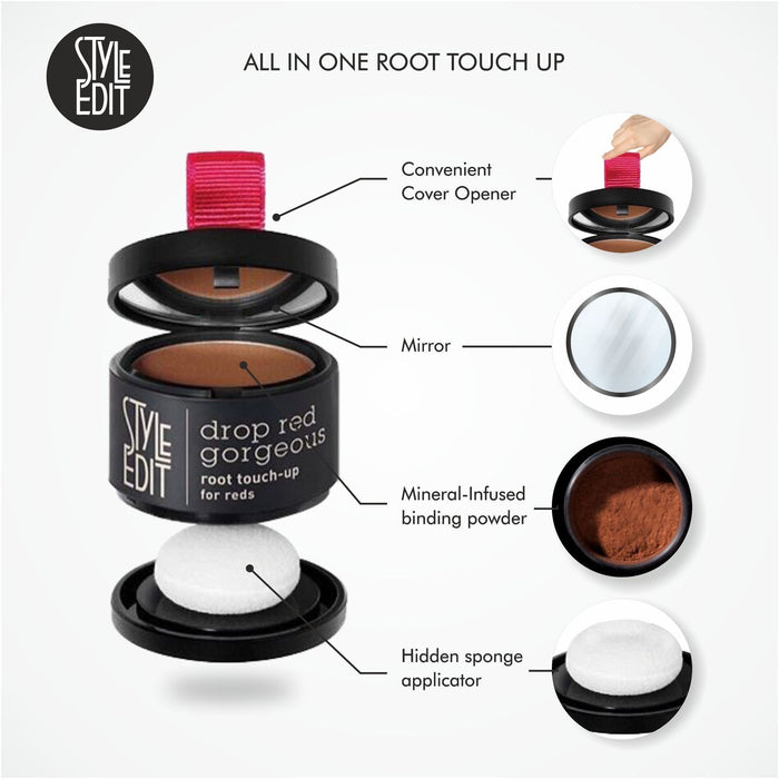 Style Edit Drop Red Gorgeous Root Touch Up Powder