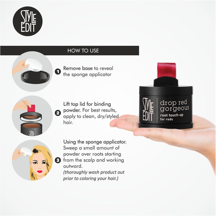 Style Edit Drop Red Gorgeous Root Touch Up Powder