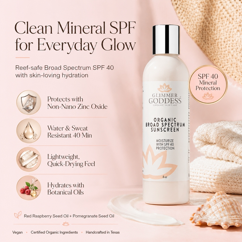 Organic Reef-Safe Sunscreen – Broad Spectrum SPF 40