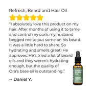 Ora's Amazing Herbal Refresh, Beard and Hair Oil