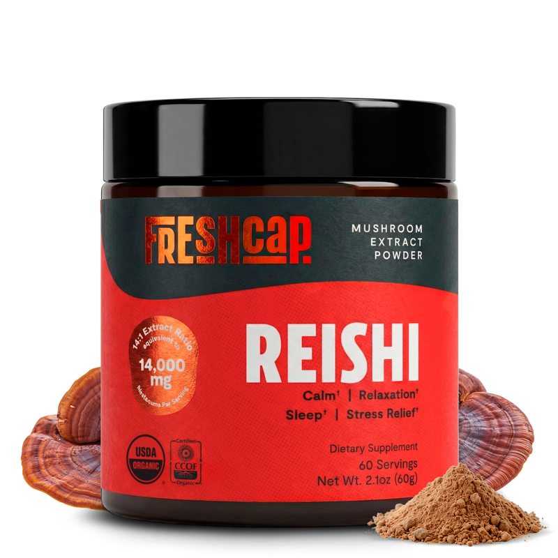 FreshCap Mushrooms Organic Reishi Mushroom Powder Powder