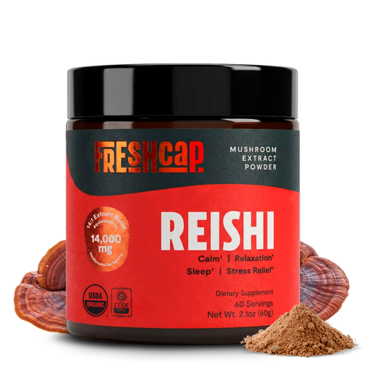 FreshCap Mushrooms Organic Reishi Mushroom Powder Powder