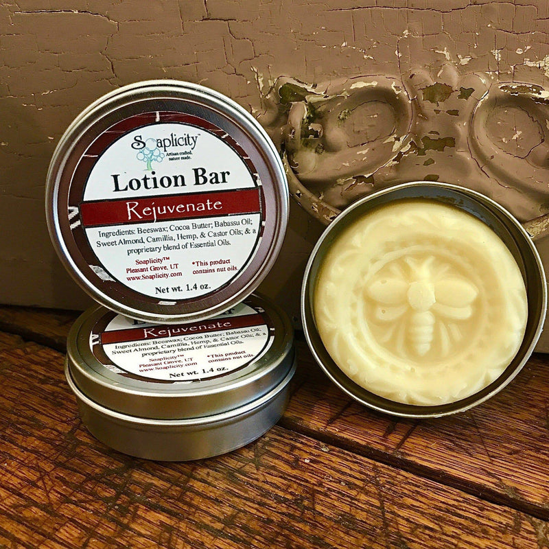 Soaplicity Rejuvenate Lotion Bar with Arnica Oil Lotion Bar