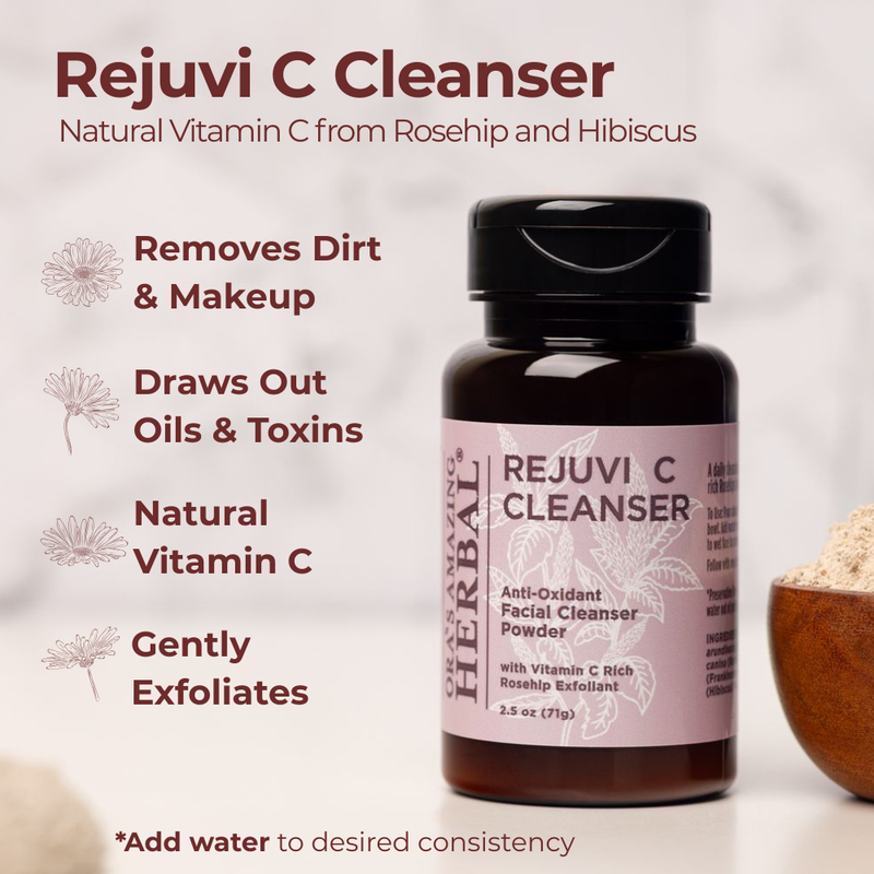 Ora's Amazing Herbal Rejuvi C Cleanser, Facial Cleansing Powder