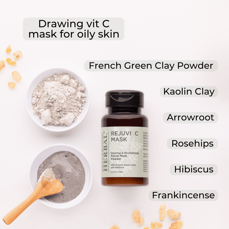 Ora's Amazing Herbal Rejuvi C Mask - Antioxidant Face Mask Powder
