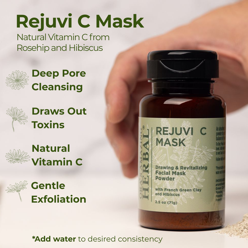 Ora's Amazing Herbal Rejuvi C Mask - Antioxidant Face Mask Powder