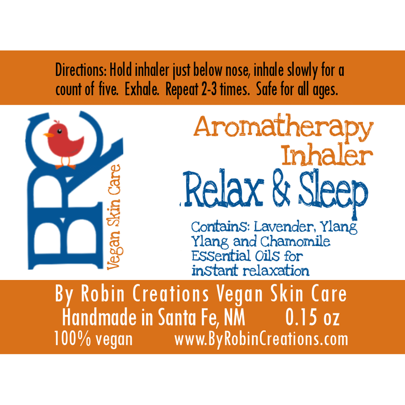 By Robin Creations Relax & Sleep Aromatherapy Inhaler Massage & Relaxation
