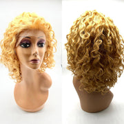 VIP Extensions Remy Human Hair Lace Front Wig '500' (curly) 15" long Human Hair Wig
