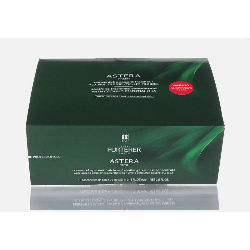 VIP Extensions Rene Furterer Astera Soothing Fluid for Unisex, 0.2 Ounce=16 Pcs Hair Care