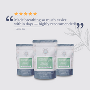 Euphoric Herbals Respiratory Relief Tea Herbal Tea Lavender 60 Cup Servings,30 Cup Servings