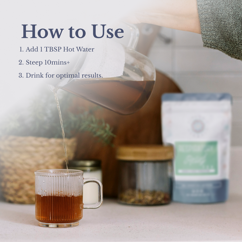 Euphoric Herbals Respiratory Relief Tea Herbal Tea Lavender 60 Cup Servings,30 Cup Servings