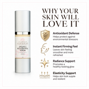 Glimmer Goddess® Organic Skin Care Organic Resveratrol Serum – Instant Firming Serums White Smoke 1 oz.
