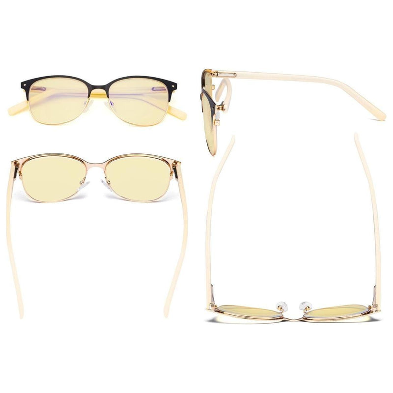 eyekeeper.com Browline Blue Light Blocking Eyeglasses LX19002-BB60 Eyeglasses