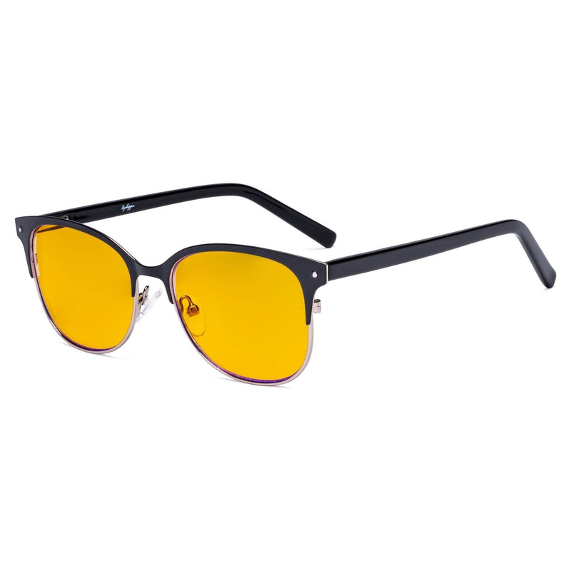 eyekeeper.com Browline Blue Light Blocking Eyeglasses LX19002-BB90 Eyeglasses