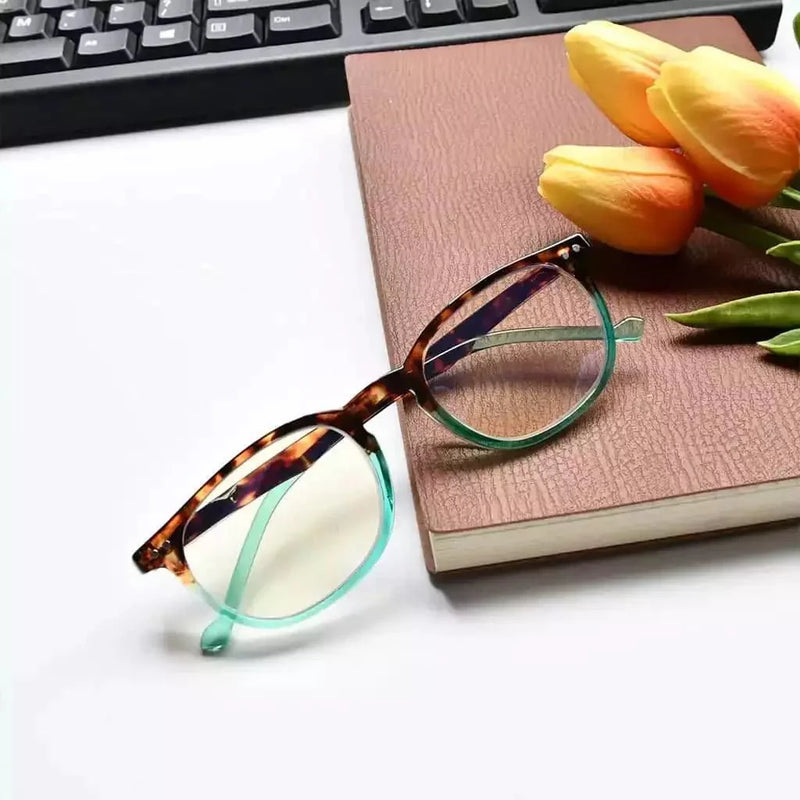eyekeeper.com Retro Design Blue Light Blocking Reading Glasses 1-UVR065 Eyeglasses