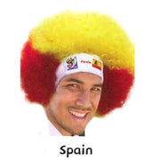 VIP Extensions Retro Official Soccer Afro Wig hat from 2010 games. Fan Wig