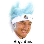 VIP Extensions Soccer Fan Mohawk Wig Hat - Vintage Collectible Official FIFA World Cup (14 Countries) Wig