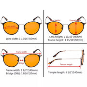 eyekeeper.com Retro Oval Blue Light Blocking Reading Glasses LX17011 Eyeglasses