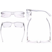 eyekeeper.com Retro Rectangle Reading Glasses Classic Chic Readers R075 Eyeglasses