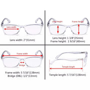 eyekeeper.com Retro Rectangle Reading Glasses Classic Chic Readers R075 Eyeglasses