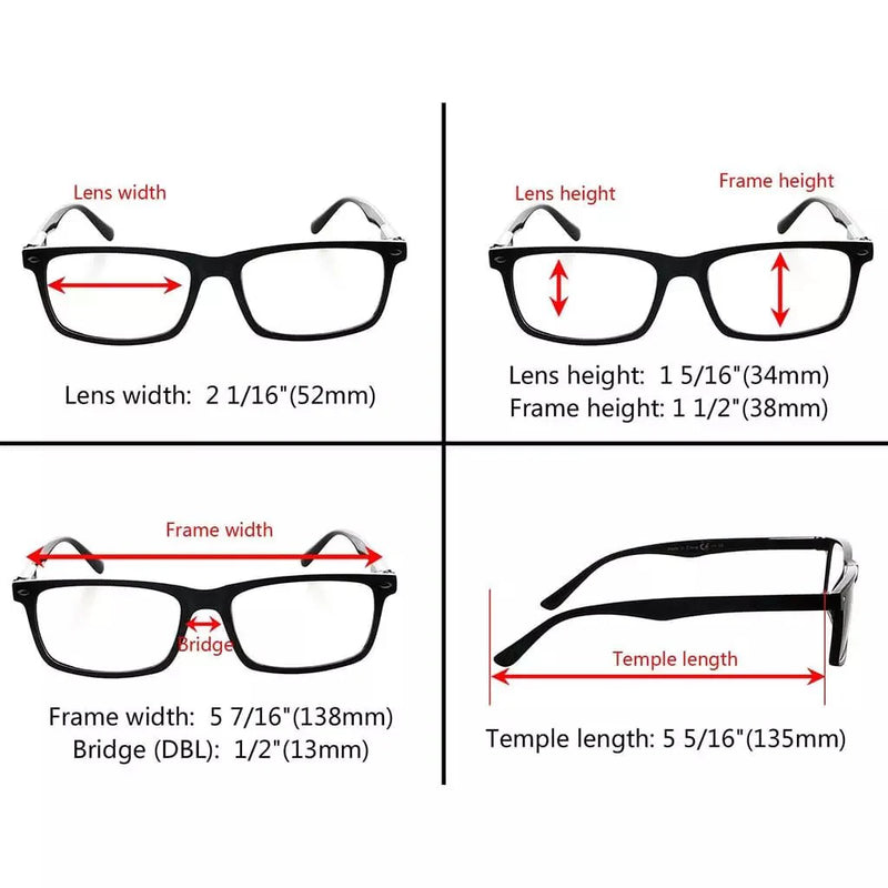 eyekeeper.com Retro Spectacles Blue Light Filter Classic Design 5-UVR899 Eyeglasses