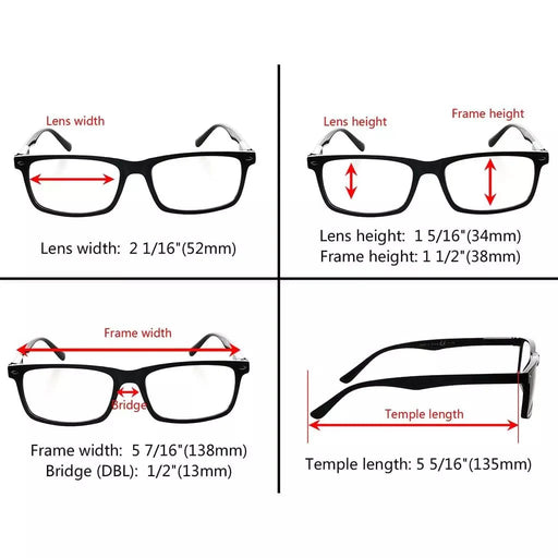 eyekeeper.com Retro Spectacles Blue Light Filter Classic Design 5-UVR899 Eyeglasses