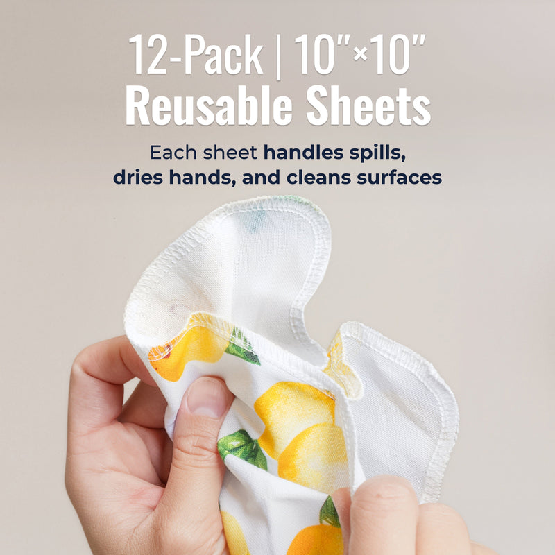 ZeroWasteStore.com Reusable Paper Towels Reusable Paper Towels