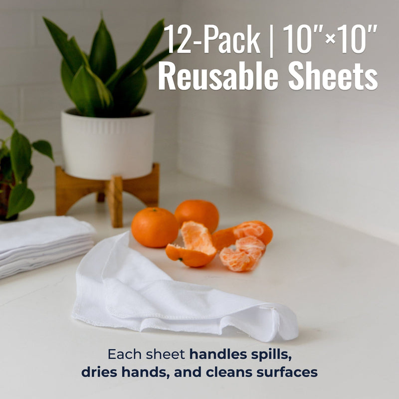 ZeroWasteStore.com Reusable Paper Towels Reusable Paper Towels