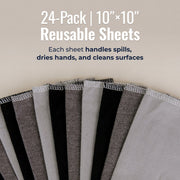ZeroWasteStore.com Reusable Paper Towels Reusable Paper Towels