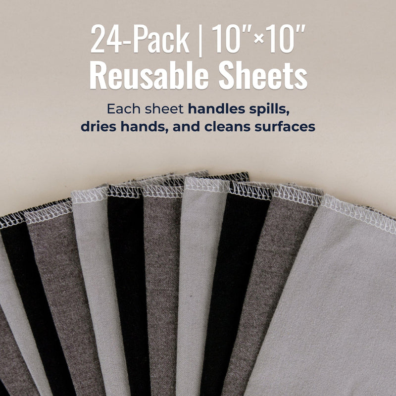 ZeroWasteStore.com Reusable Paper Towels Reusable Paper Towels