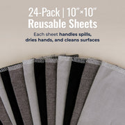 ZeroWasteStore.com Reusable Paper Towels Reusable Paper Towels