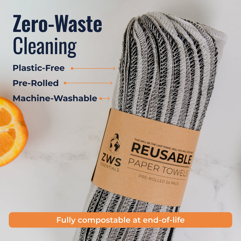 ZeroWasteStore.com Reusable Paper Towels Reusable Paper Towels