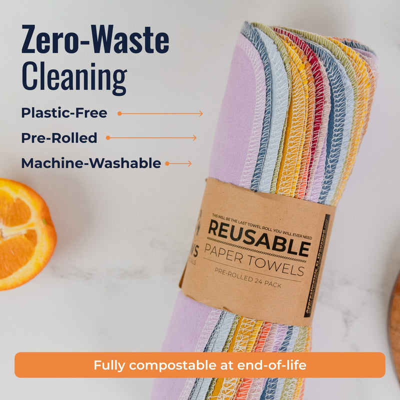 ZeroWasteStore.com Reusable Paper Towels Reusable Paper Towels