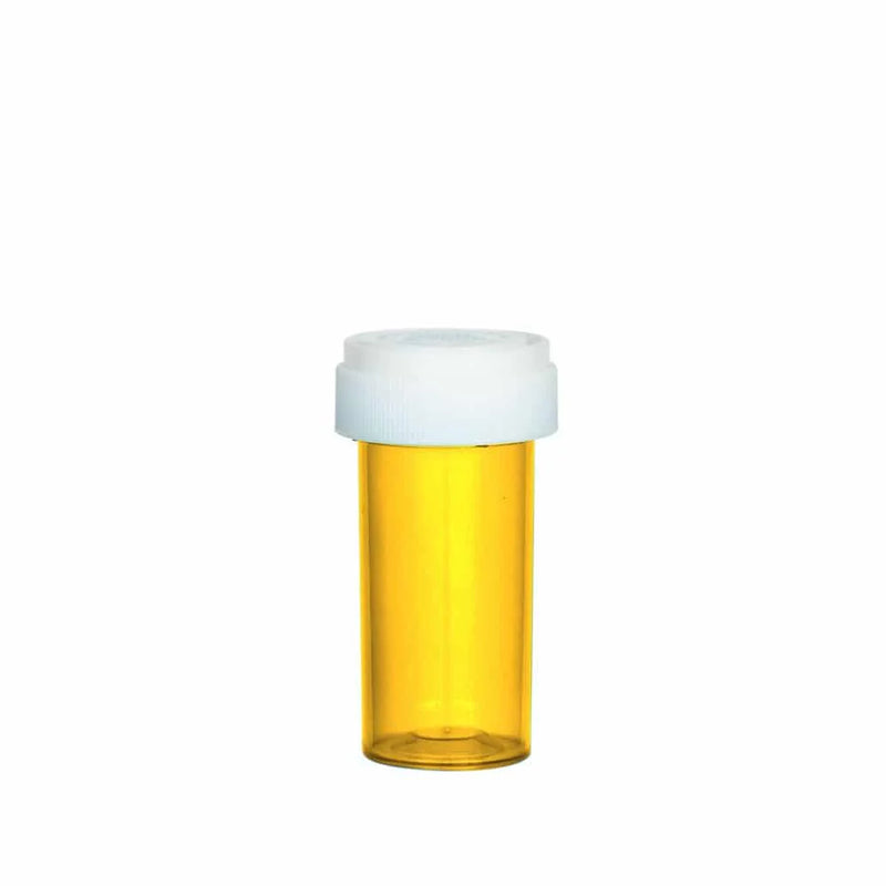 McKesson Amber Flip Cap Vial - 27 Dram (275 cc) with Attached Lid Science & Laboratory