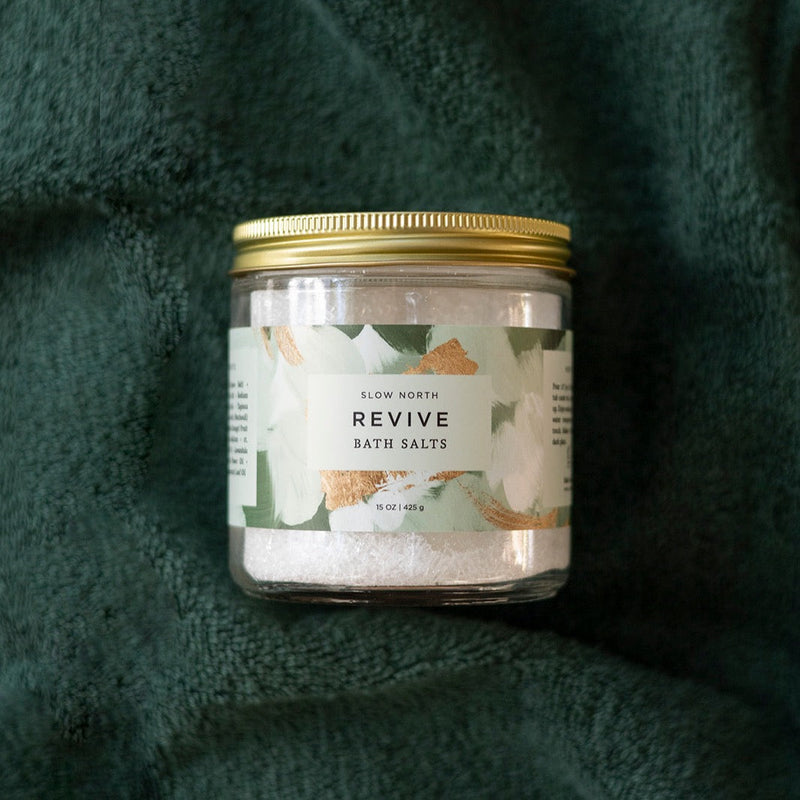 Slow North Revive Bath Salts - 15 oz Jar Body Care