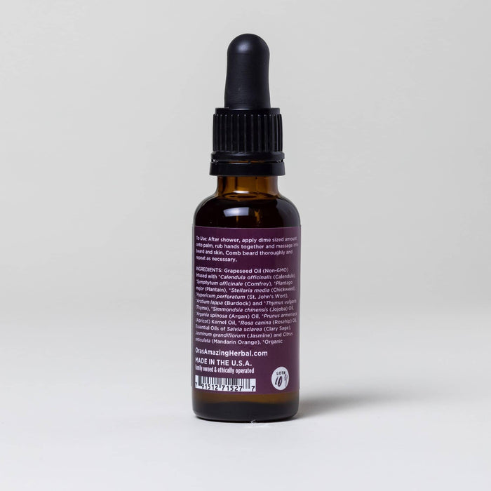 Ora's Amazing Herbal Revive, Beard and Hair Oil 1oz