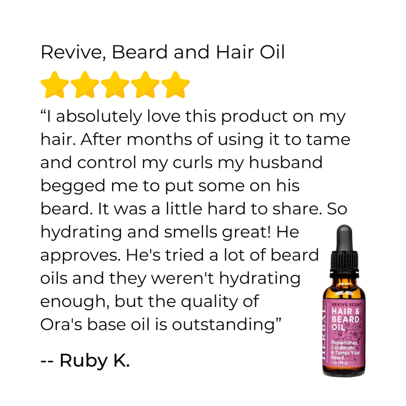 Ora's Amazing Herbal Revive, Beard and Hair Oil