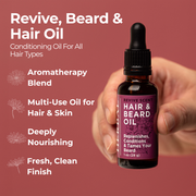 Ora's Amazing Herbal Revive, Beard and Hair Oil