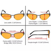 eyekeeper.com Rhinestones Blue Light Blocking Reading Glasses LX17002-BB98 Eyeglasses