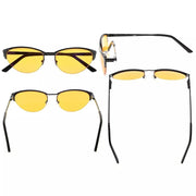 eyekeeper.com Rhinestones Blue Light Blocking Reading Glasses LX17002-BB98 Eyeglasses