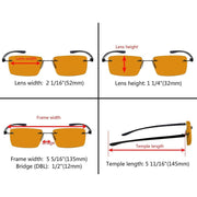 eyekeeper.com Rimless Blue Light Blocking Eyeglasses DS14003 Eyeglasses