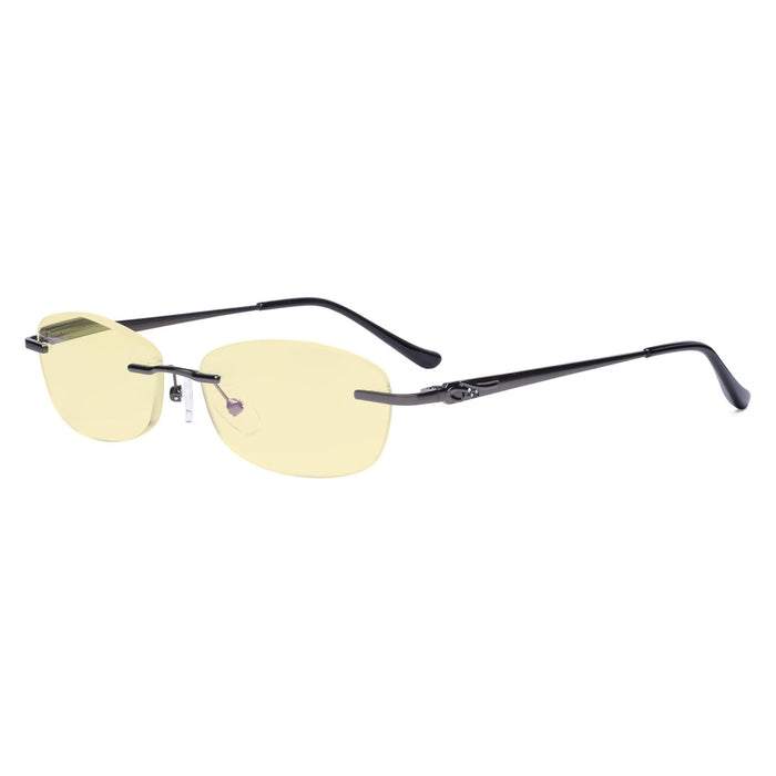 Eyekeeper.Com - Rimless Blue Light Blocking Reading Glasses Tmwk9903A