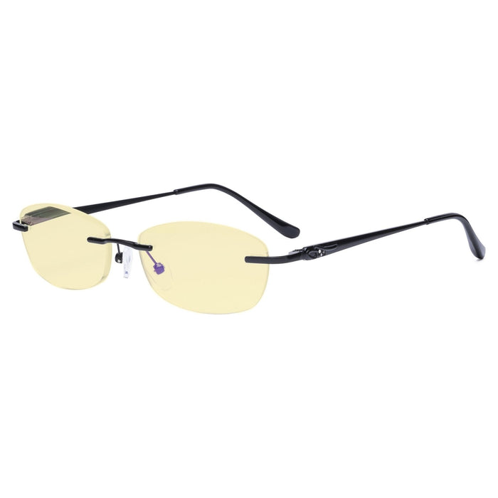 Eyekeeper.Com - Rimless Blue Light Blocking Reading Glasses Tmwk9903A