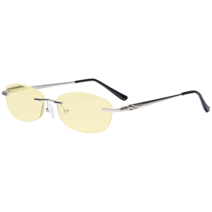 Eyekeeper.Com - Rimless Blue Light Blocking Reading Glasses Tmwk9903A