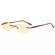 eyekeeper.com Rimless Blue Light Blocking Reading Glasses TMWK9903A Eyeglasses